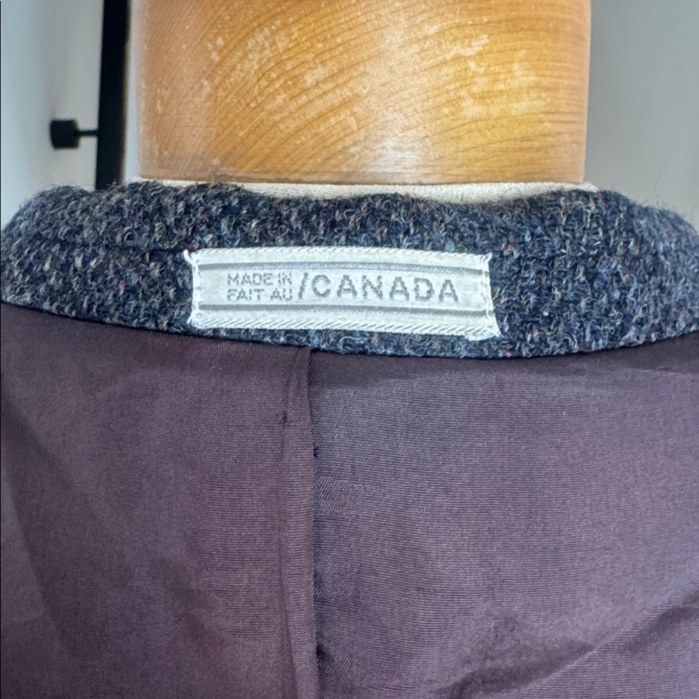 Vintage Harris Tweed Men's Blazer Sports Coat size approximately 42R or M - Picture 9 of 12